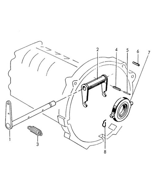 Diagram 301-025 Porsche 356 (1950-1965) Transmission