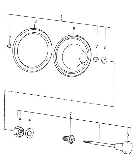 Diagram 813-005 Porsche 356 (1950-1965) Body