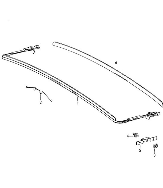 Diagram 811-010 Porsche 356 (1950-1965) Body