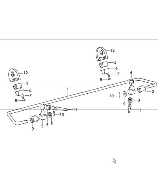 Diagram 502-00 Porsche 911 & 912 (1965-1989) Rear Axle