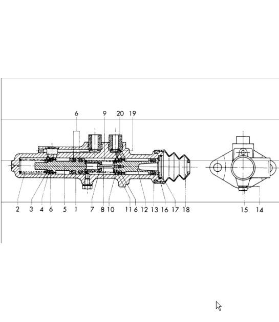 Diagram 604-20 Porsche 911/912 (1965-1989) Wielen, Remmen