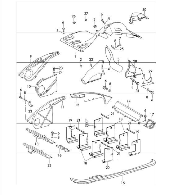 Diagram 105-05 Porsche 911 & 912 (1965-1989) Engine