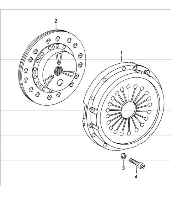 Diagram 301-00 Porsche 911/912 (1965-1989) Übertragung