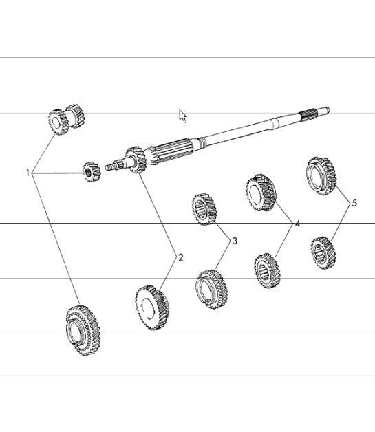 Diagram 303-00 Porsche 911 & 912 (1965-1989) Transmission