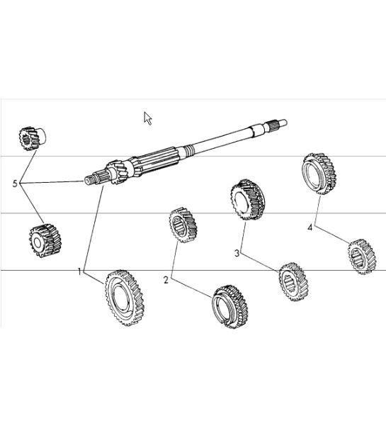 Diagram 308-10 Porsche 911 & 912 (1965-1989) Transmission