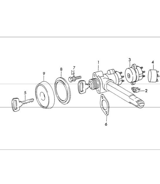 Diagram 903-00 Porsche 911/912 (1965-1989) Materiale elettrico