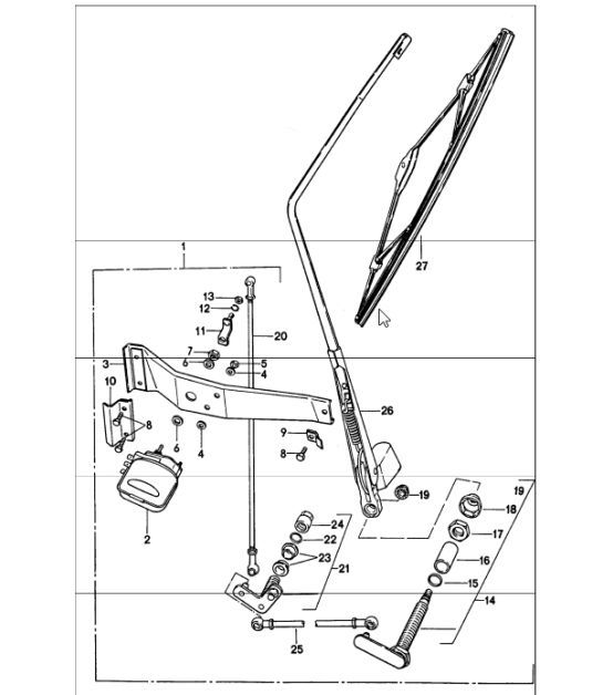 Diagram 904-20 Porsche 911/912 (1965-1989) Materiale elettrico