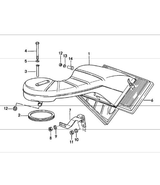 Diagram 106-05 Porsche 911/912 (1965-1989) Motor