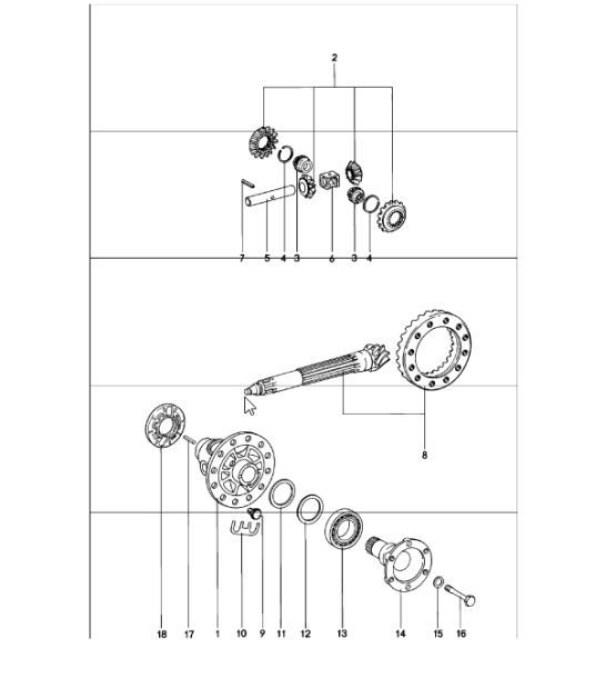 Diagram 311-00 Porsche 911 & 912 (1965-1989) Transmission