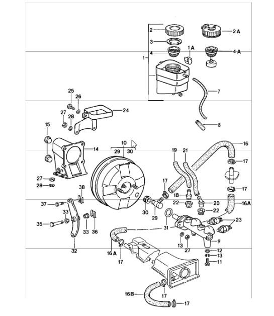 Diagram 604-00 Porsche 911/912 (1965-1989) Ruote, freni