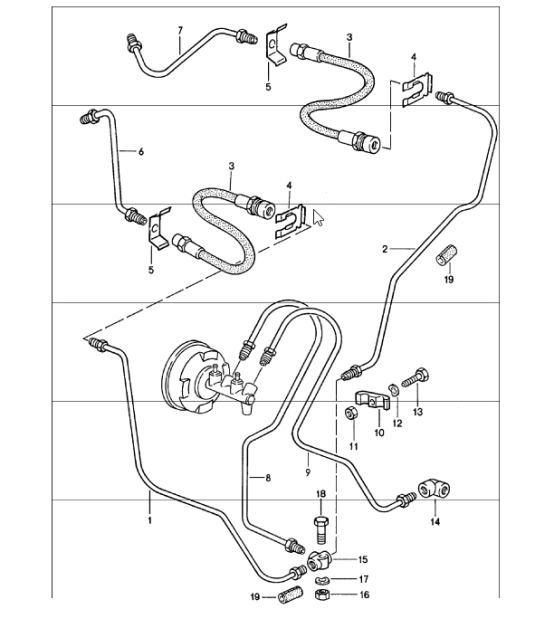 Diagram 604-05 Porsche 911/912 (1965-1989) Räder, Bremsen