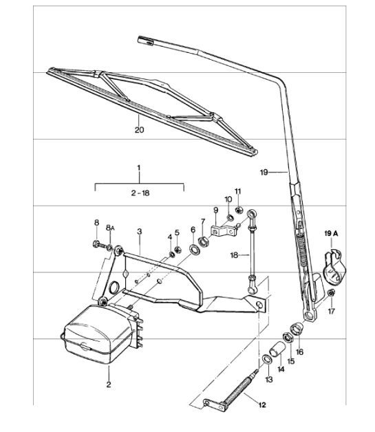 Diagram 904-05 Porsche 911/912 (1965-1989) Materiale elettrico