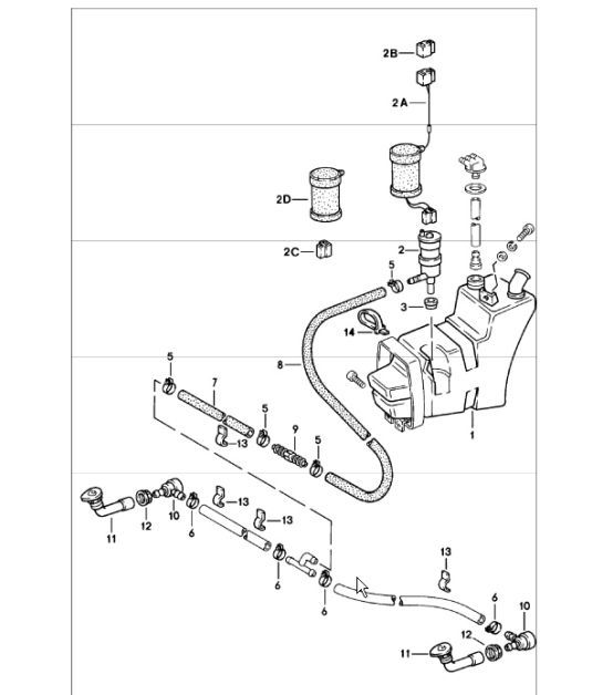 Diagram 904-20 Porsche 911/912 (1965-1989) Elektrische apparatuur