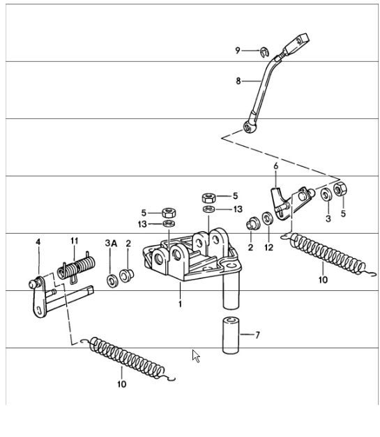 Diagram 107-12 Porsche 911/912 (1965-1989) Motore