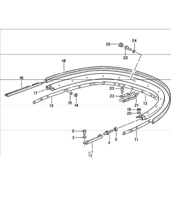 Diagram 811-13 Porsche 911/912 (1965-1989) Carrosserie