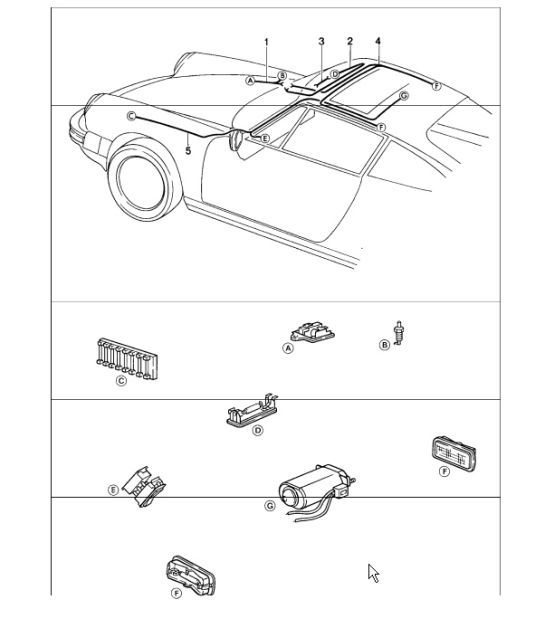 Diagram 902-14 Porsche 911/912 (1965-1989) Elektrische apparatuur