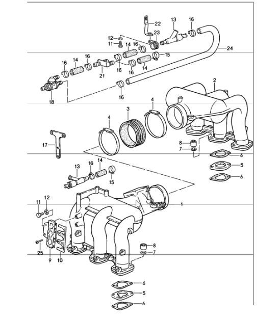 Diagram 107-10 Porsche 911/912 (1965-1989) Motor