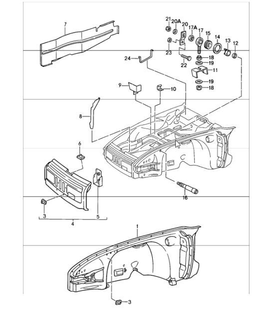 Diagram 880-00 Porsche 911 & 912 (1965-1989) Body