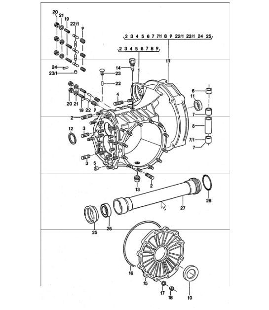 Diagram 302-00 Porsche 911 & 912 (1965-1989) Transmission