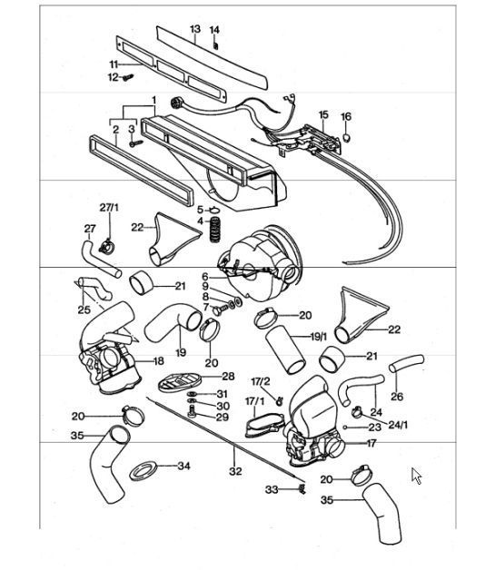 Diagram 813-00 Porsche 911 和 912（1965-1989）  车身