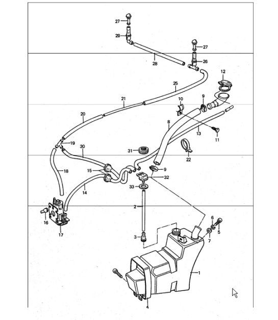 Diagram 904-30 Porsche 911/912 (1965-1989) Elektrische apparatuur