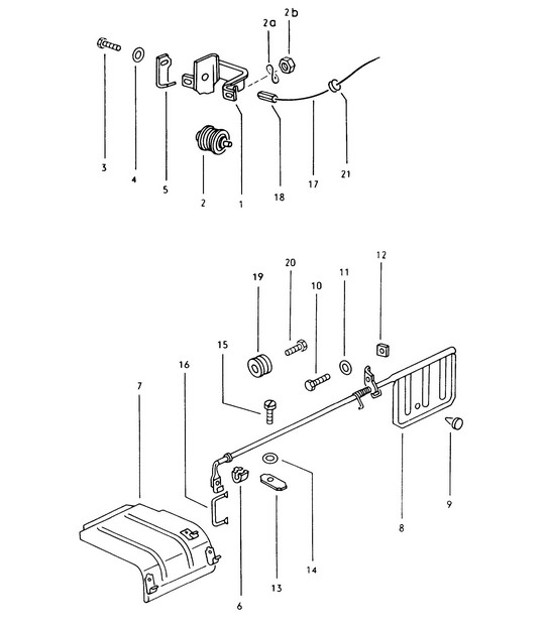 Diagram 115-010 Porsche 914 (1970-1976) Engine