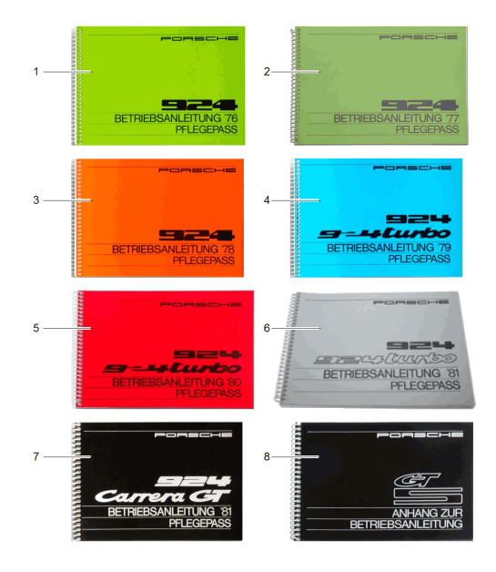 Diagram 005-003 Porsche 924 (1977-1988) Accessories & others 