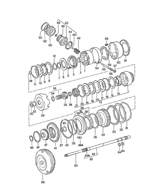 Diagram 310-000 Porsche 924 (1977-1988) Transmission