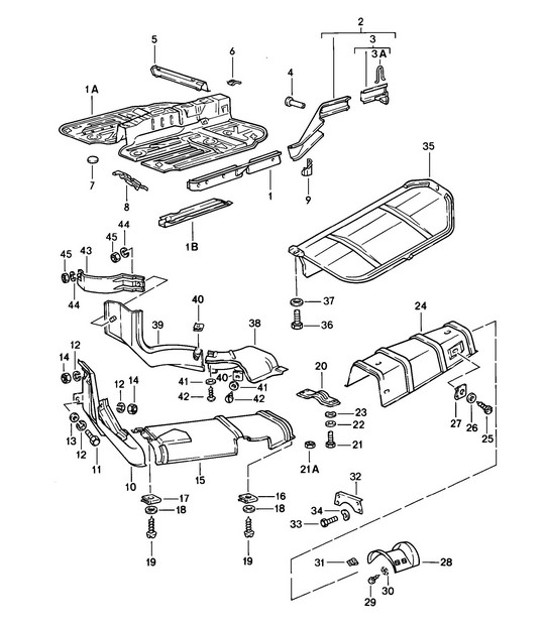 Diagram 801-005 Porsche 924 (1977-1988) Body