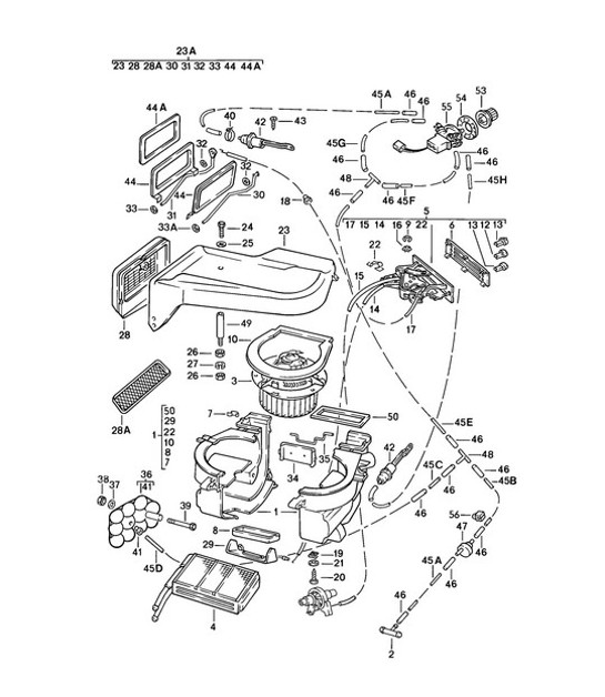 Diagram 813-020 Porsche 924 (1977-1988) Body