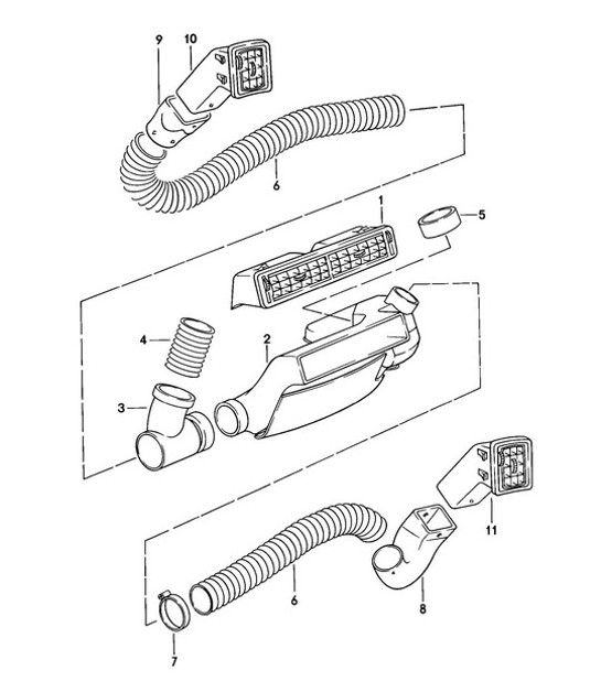 Diagram 813-015 Porsche 924 (1977-1988) Body