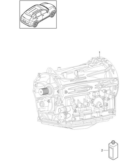 Diagram 320-000 Porsche 卡宴 92A（958） 2010-2017 传播