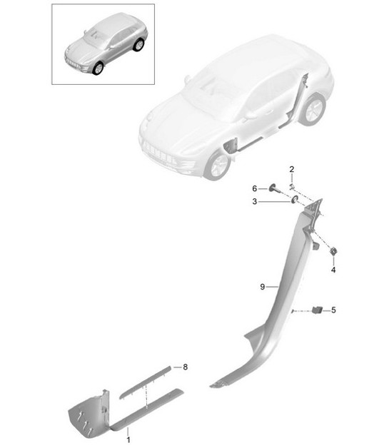 Diagram 807-022 Porsche Cayman 718C (982C) 2017>> Body