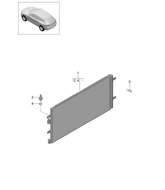 Diagram 813-058 Porsche Macan (95B) MK1 (2014-2018) Body