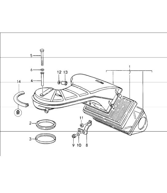 Diagram 106-05 Porsche 964 (911) (1989-1994) Engine