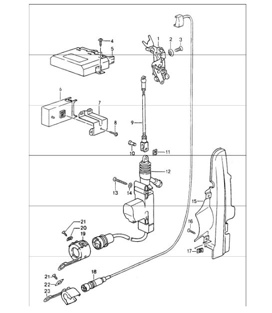 Diagram 804-06 Porsche 964 (911) (1989-1994) Body