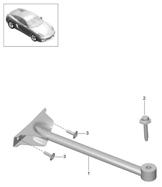 Diagram 801-015 Porsche Cayman 987C/981C (2005-2016) Body