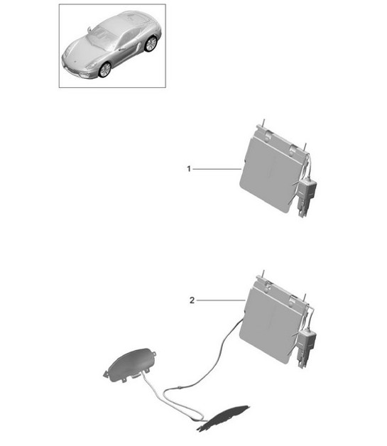 Diagram 817-022 Porsche Cayman 987C/981C (2005-2016) Body