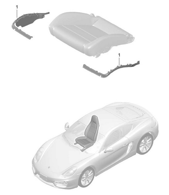 Diagram 817-024 Porsche Cayman 987C/981C (2005-2016) Body