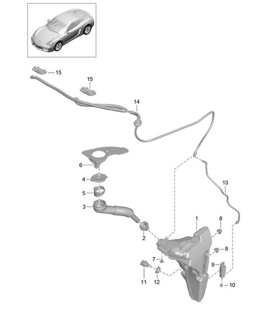 Diagram 904-010 Porsche Cayman 987C/981C (2005-2016) Elektrische apparatuur