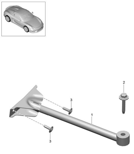 Diagram 801-015 Porsche Boxster 986/987/981 (1997-2016) Body