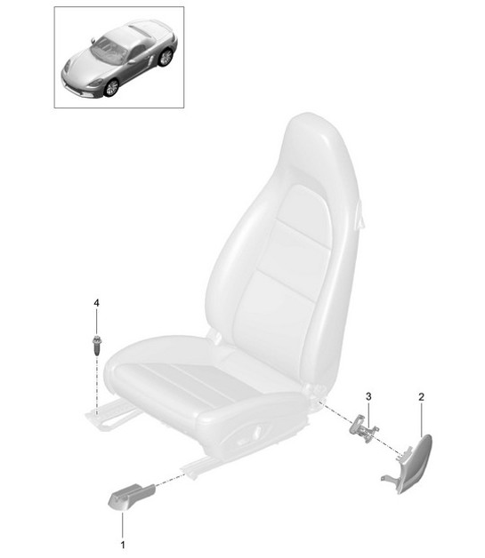 Diagram 817-000 Porsche Boxster 718 (982) 2017>> Body