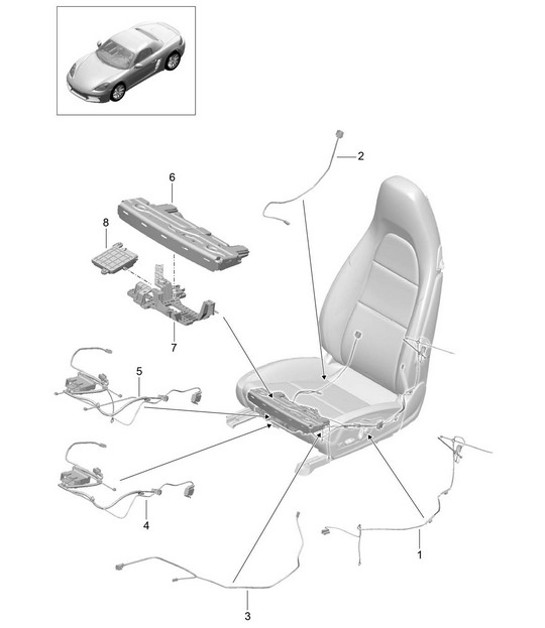 Diagram 817-010 Porsche Boxster 718 (982) 2017>> Body