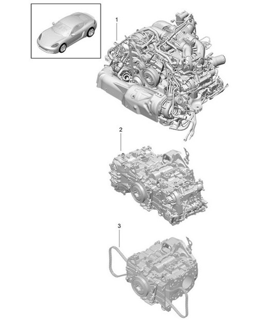 Diagram 101-000 Porsche Cayman 718 (982) 2017>> Motor