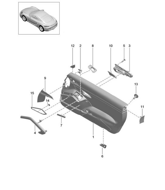 Diagram 808-050 Porsche Cayman 718C (982C) 2017>> Body