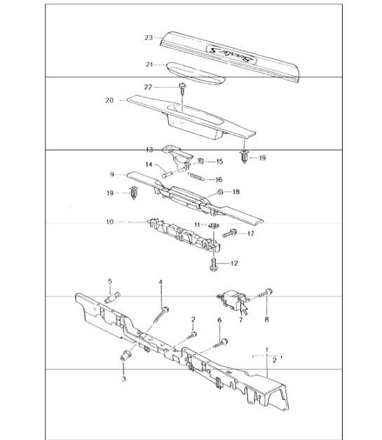 Diagram 807-03 Porsche Boxster 986/987/981 (1997-2016) Body