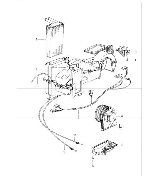 Diagram 813-06 Porsche Boxster 986/987/981 (1997-2016) Carrosserie