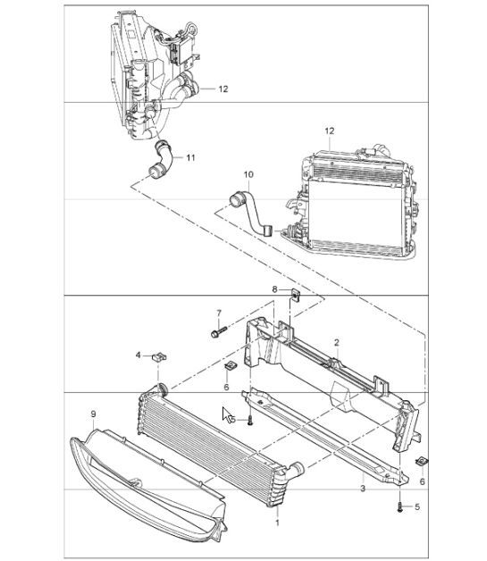 Diagram 105-17 Porsche Boxster 986/987/981 (1997-2016) Motor