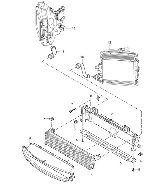 Diagram 105-017 Porsche Cayman 987C/981C (2005-2016) Motor