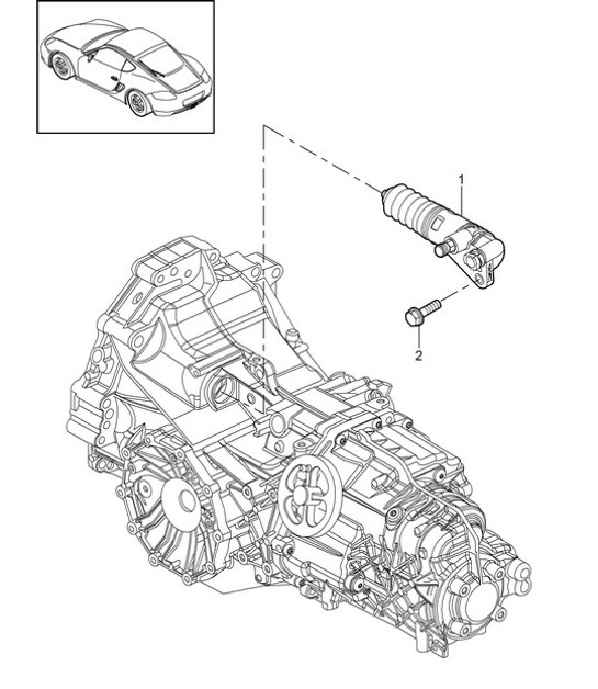 Diagram 301-005 Porsche Cayman 987C/981C (2005-2016) Transmission